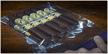 Cigar ziploc bag