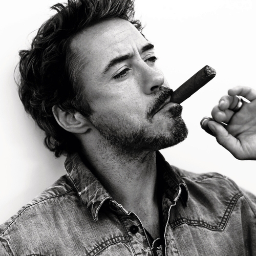 robert downey junior, robert downey, robert, downey, junior, cigar, smoking, smoker, custom tobacco