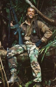 Arnold, Schwarzenegger, Predator, film, movie, cigar, smoker, Major, Alan, Dutch