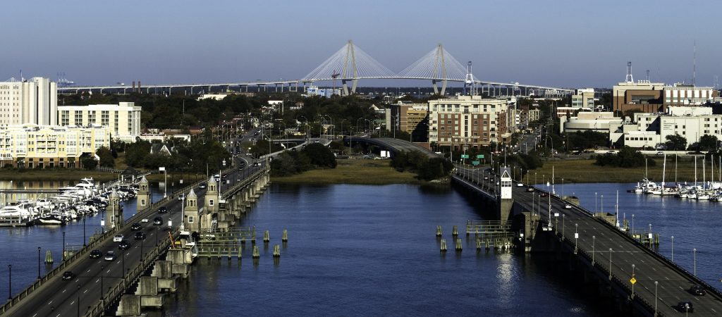 south carolina, southern state, state, us state, bridges, cityscape