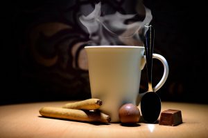 cigar, custom tobacco, coffee, coffee pairings, cigar pairings, pairings, pairs, steam, smoke, chocolate, hot