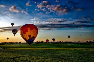 air balloons, iowa state, midwest, midwest state, states, state, us state, air balloons, air balloon, balloon field, air balloon field, sunset, field