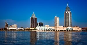 mobile, alabama, state, ocean, cityscape, 